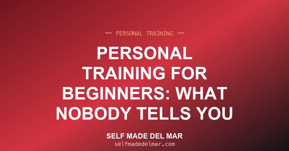 Personal Training for Beginners: What Nobody Tells You