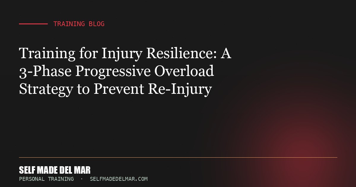Training for Injury Resilience: A 3-Phase Progressive Overload Strategy to Prevent Re-Injury